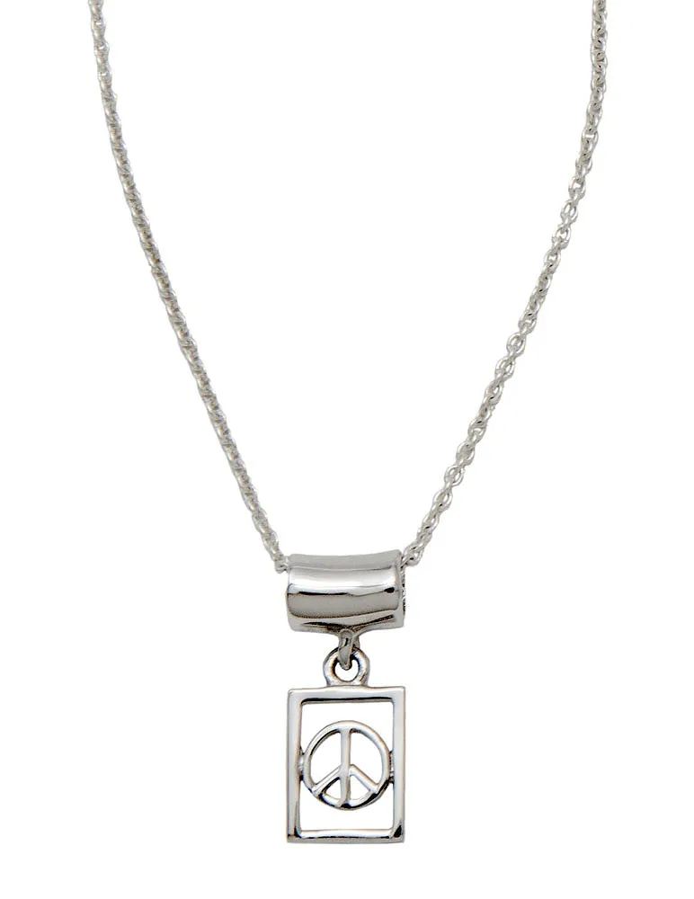 Modern Peace Tile Earring Charms