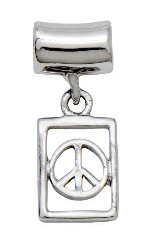 Modern Peace Tile Earring Charms