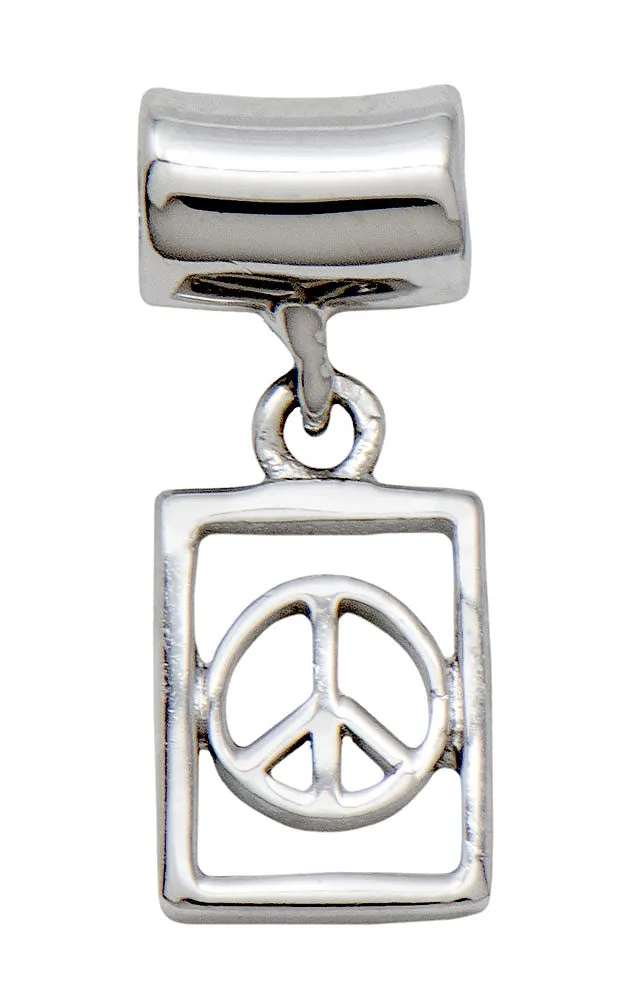 Modern Peace Tile Earring Charms