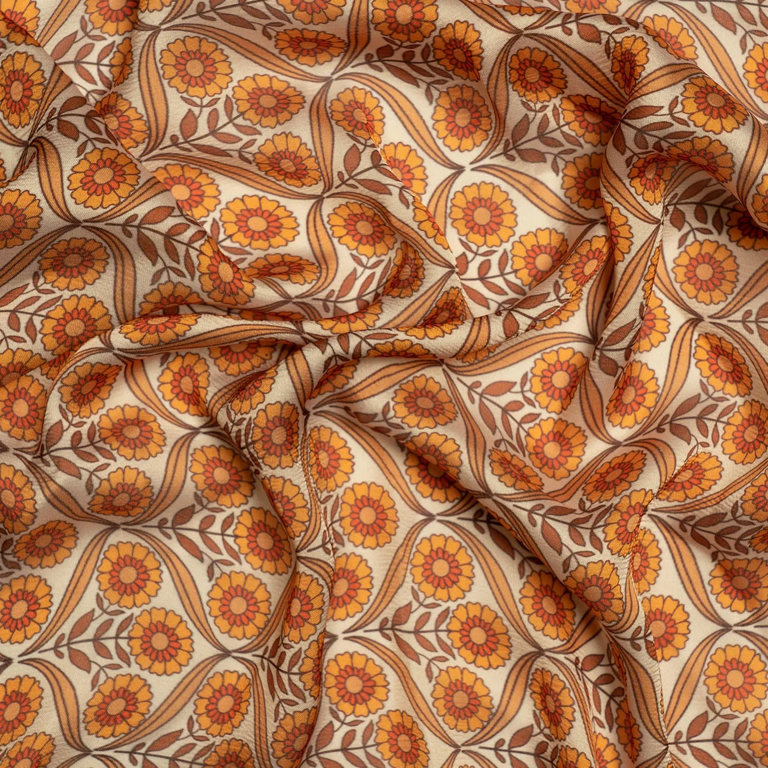 Mysore Lattice Square Scarves