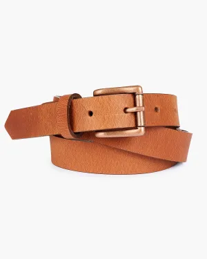 Naked & Famous Denim Buffalo Leather Belt - Tan