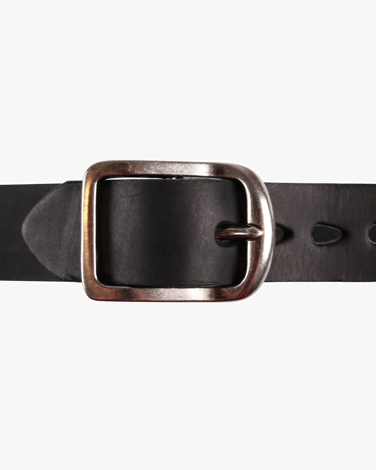 Naked & Famous Denim Thick Belt - 7mm Bovine Leather / Black