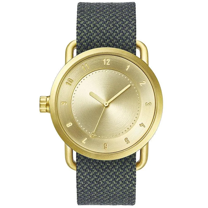 Pine Twain Strap with Black / Steel / Gold Buckle