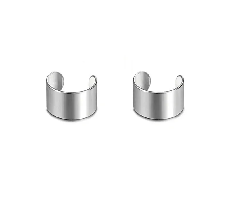 Retro Double Loop Geometric Drop Earrings  Gold and Silver