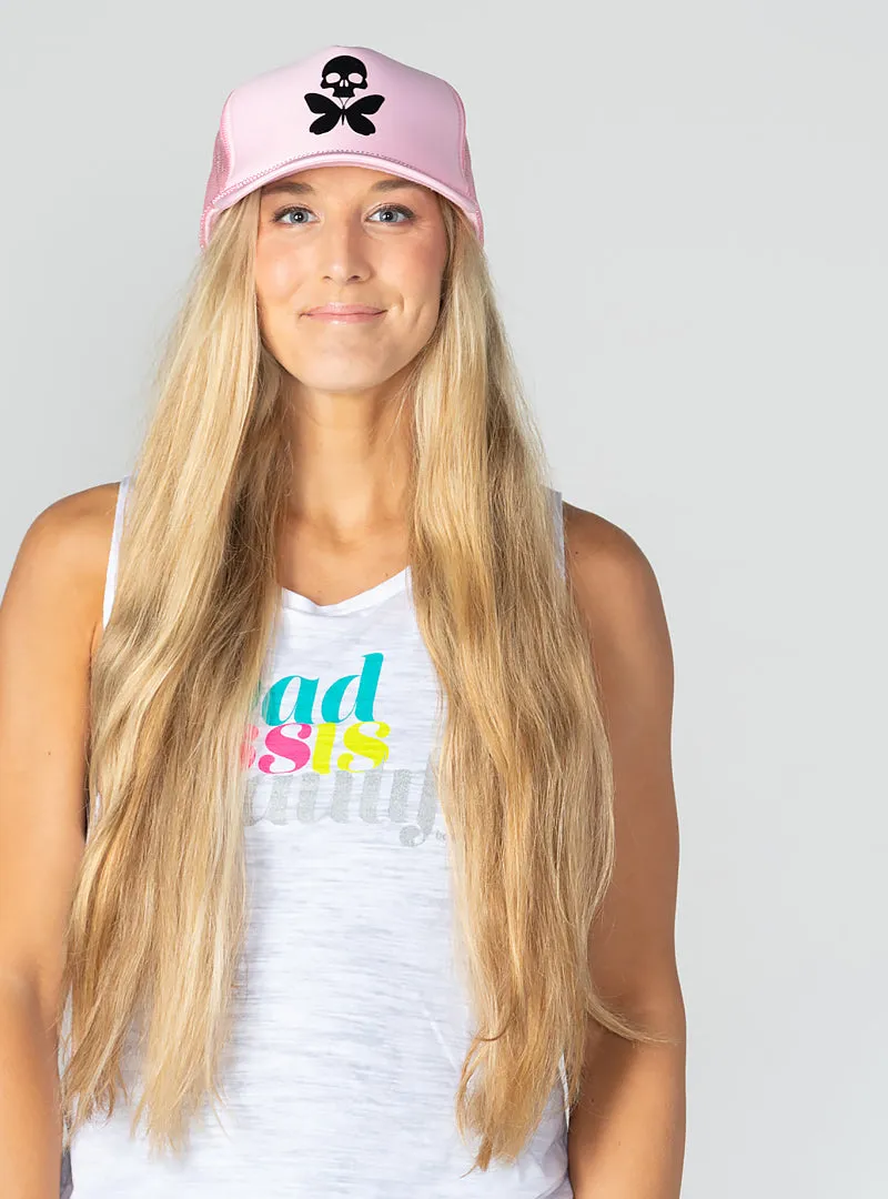 Retro Foam Trucker Pale Pink Edition