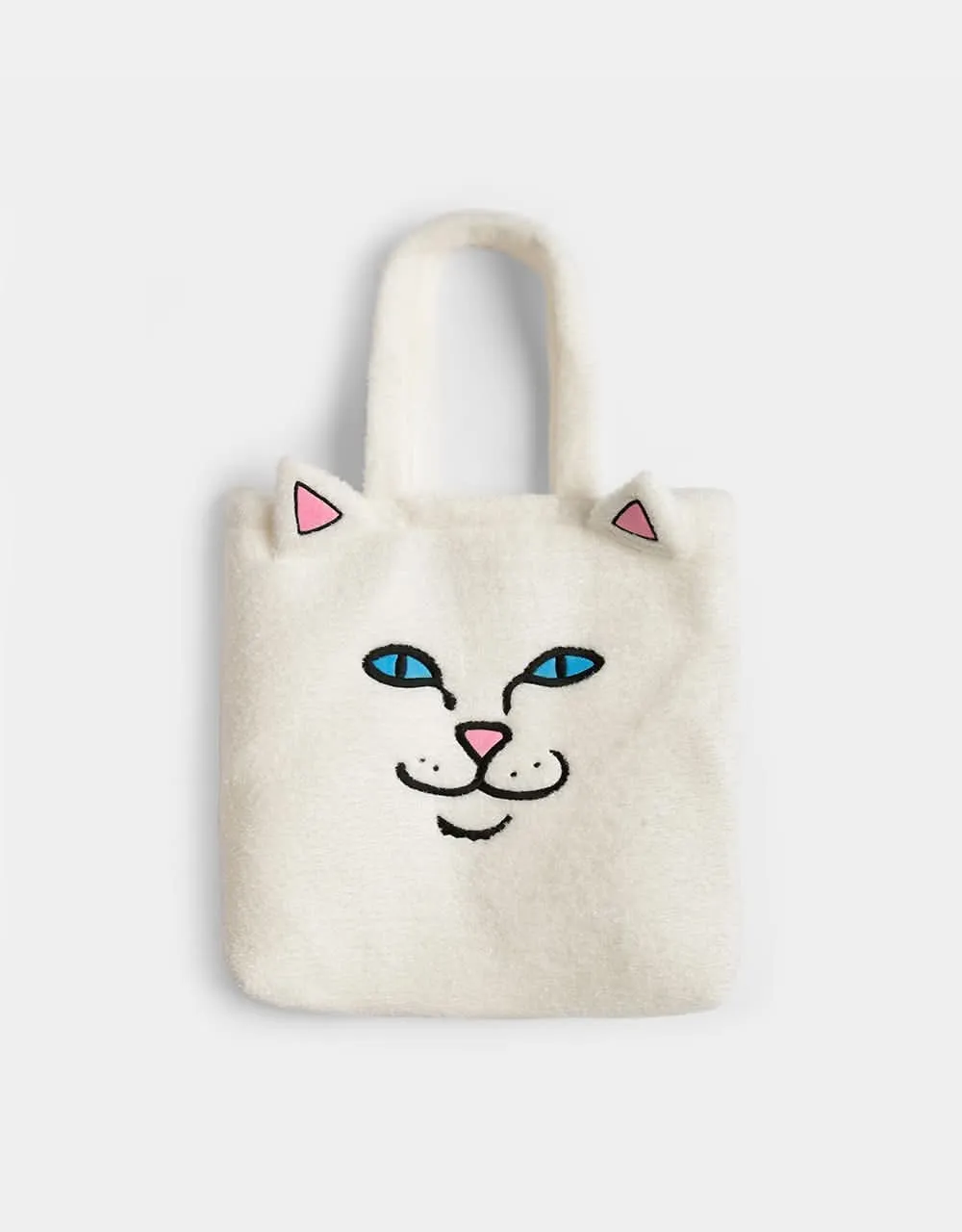 RIPNDIP Lord Nermal Fluffy Tote - White
