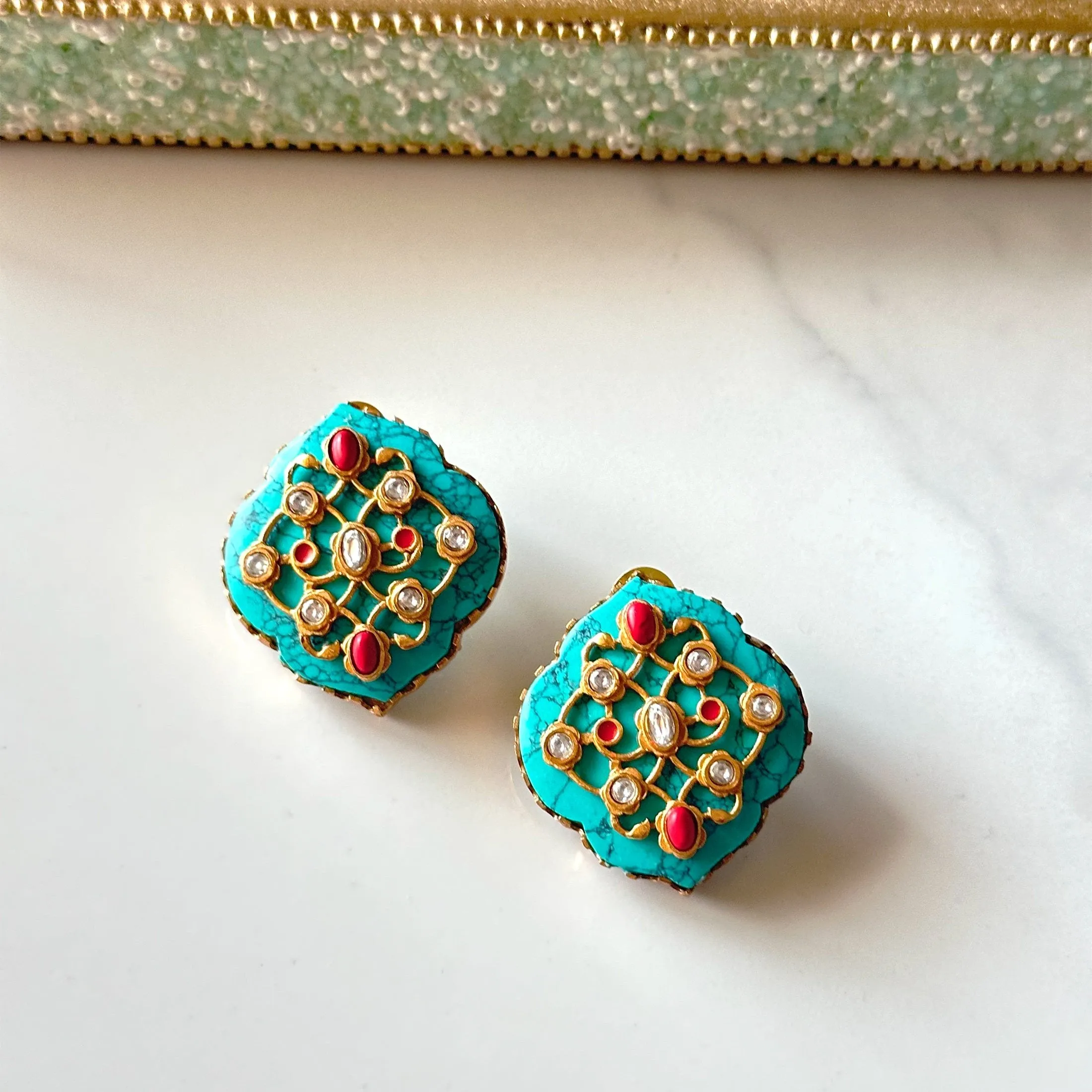 Riya Motif Studs