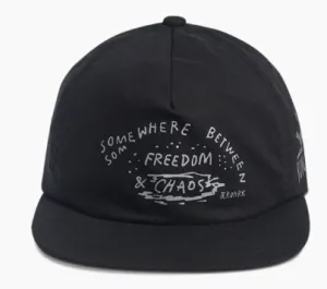 ROARK - Freedom & Chaos Running Cap Crushable - Black