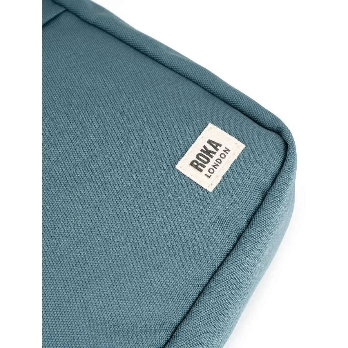 Roka Bond Recycled Canvas Crossbody Bag - Airforce Blue