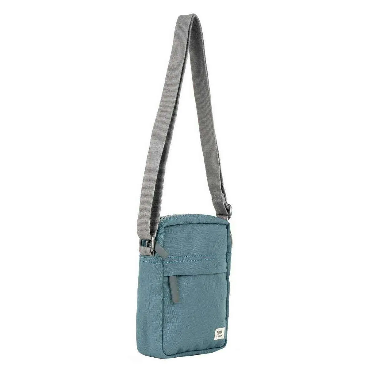 Roka Bond Recycled Canvas Crossbody Bag - Airforce Blue