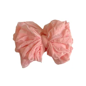 RR Ruffle Headband - Peach