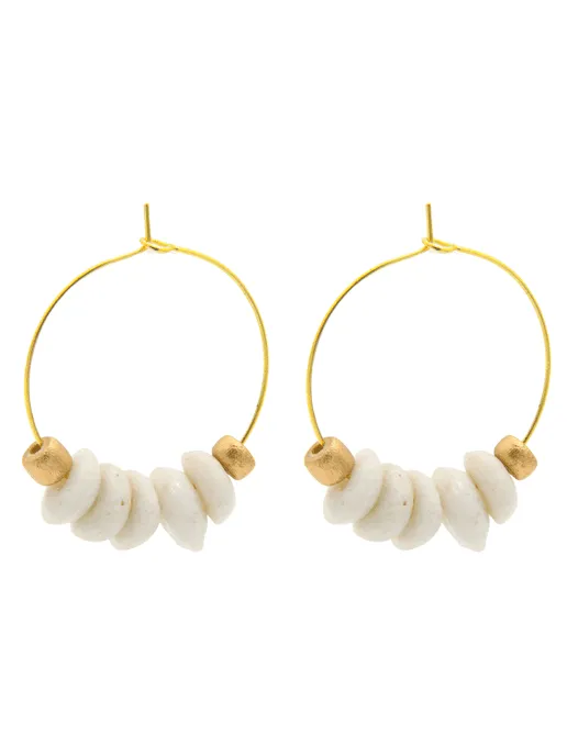 Sand Dollar Earrings- Handmade by MSC