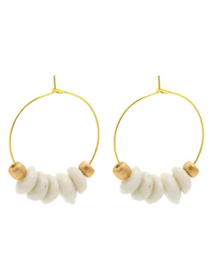 Sand Dollar Earrings- Handmade by MSC