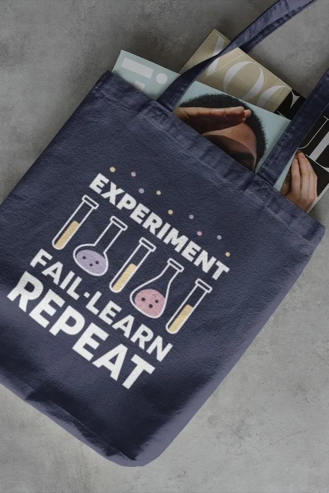 Science Experiments Quote Zipper Tote Bag
