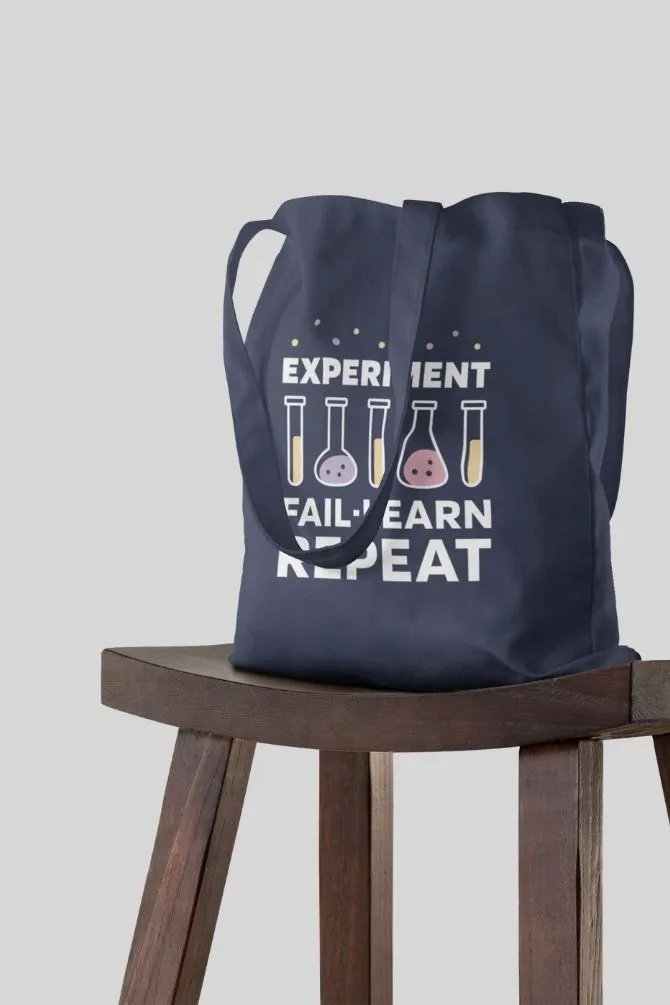 Science Experiments Quote Zipper Tote Bag