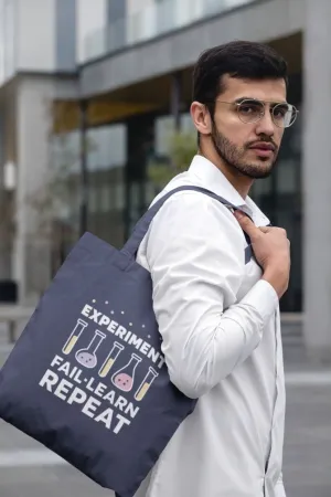 Science Experiments Quote Zipper Tote Bag