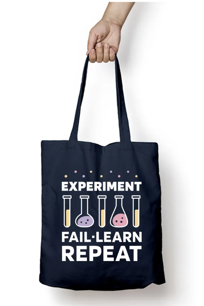 Science Experiments Quote Zipper Tote Bag