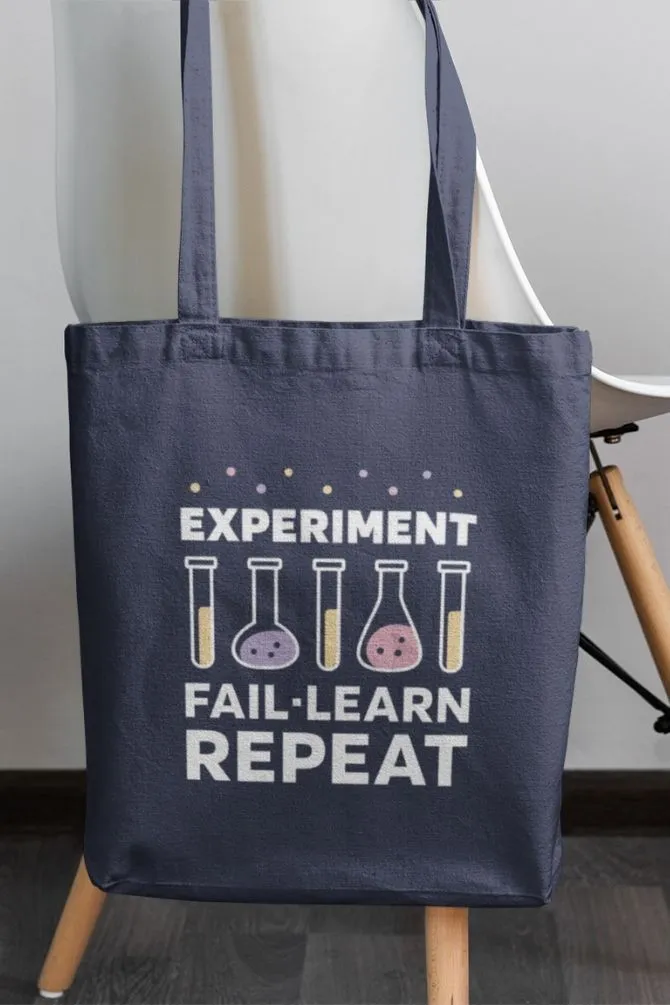 Science Experiments Quote Zipper Tote Bag