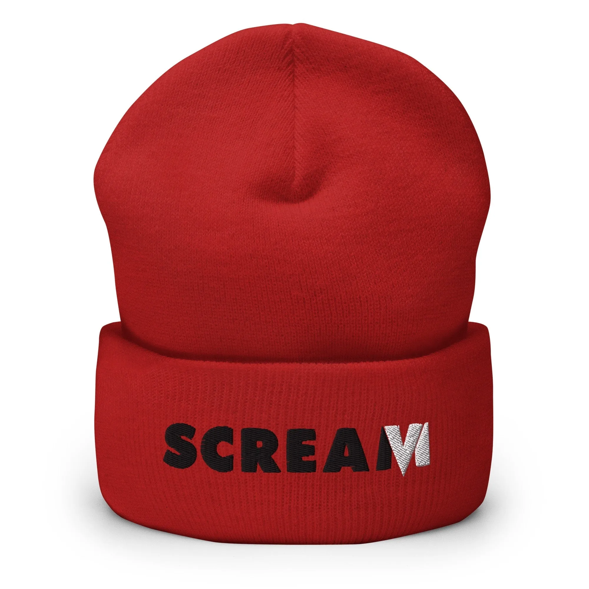 Scream VI Logo Embroidered Cuffed Beanie