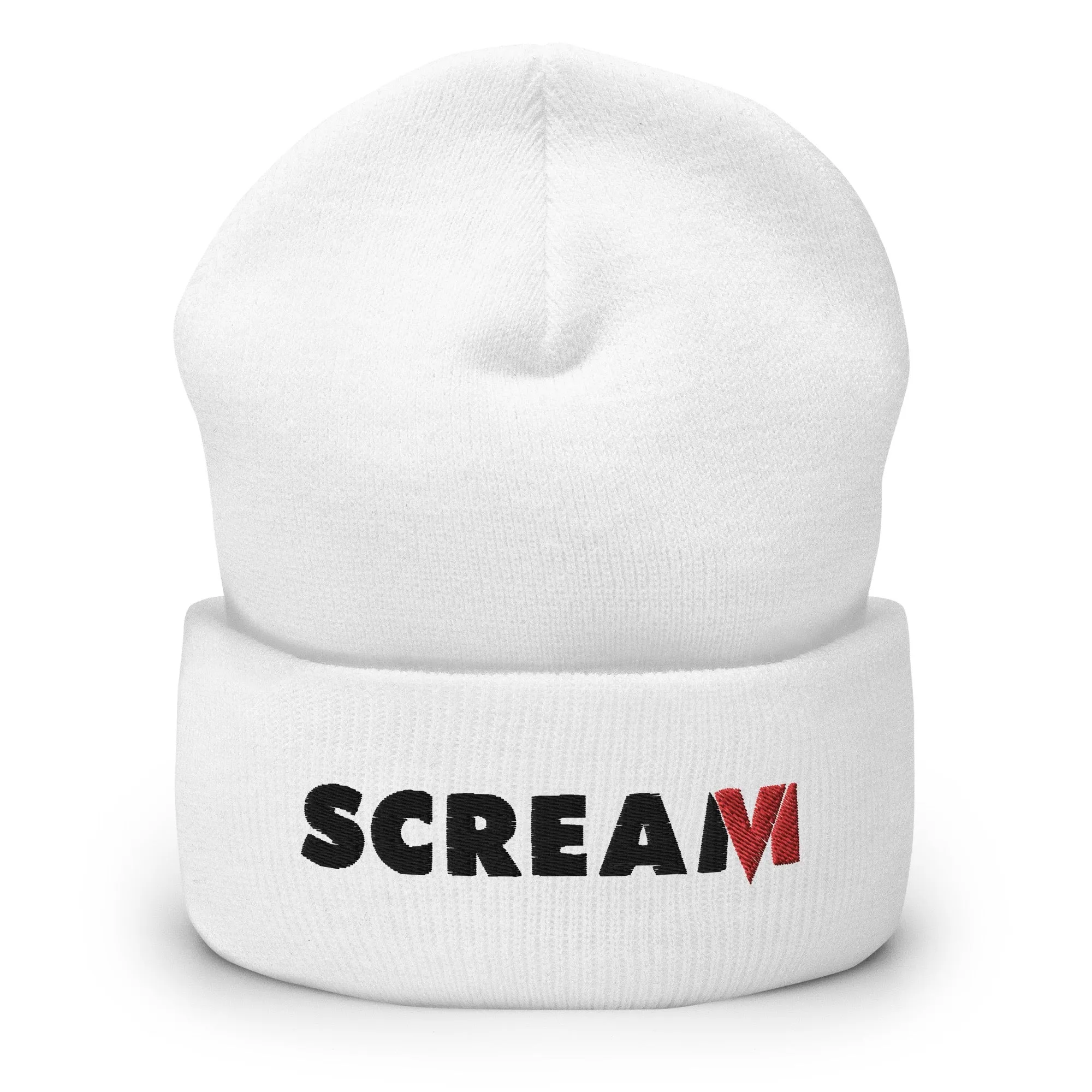 Scream VI Logo Embroidered Cuffed Beanie
