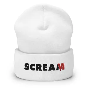 Scream VI Logo Embroidered Cuffed Beanie