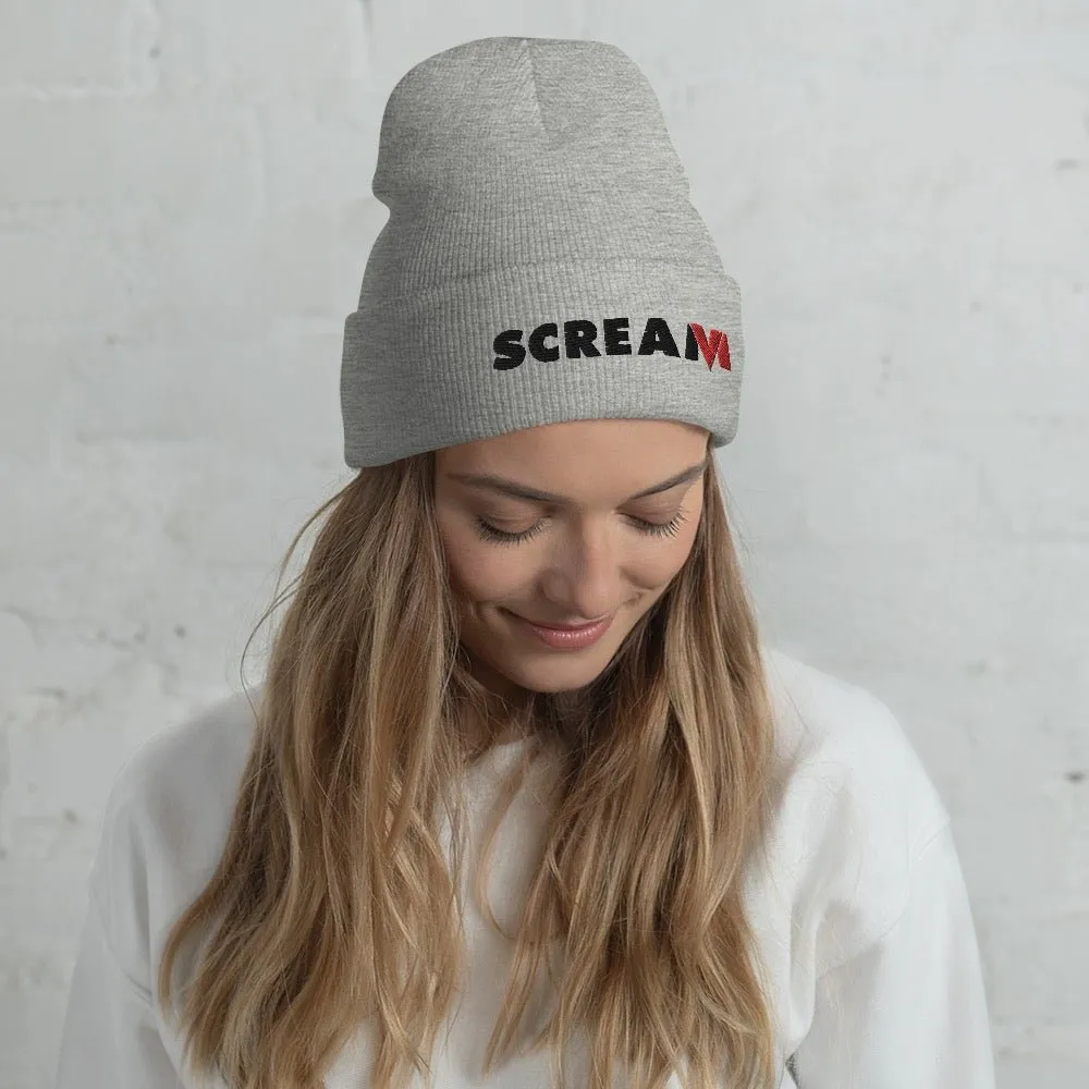 Scream VI Logo Embroidered Cuffed Beanie