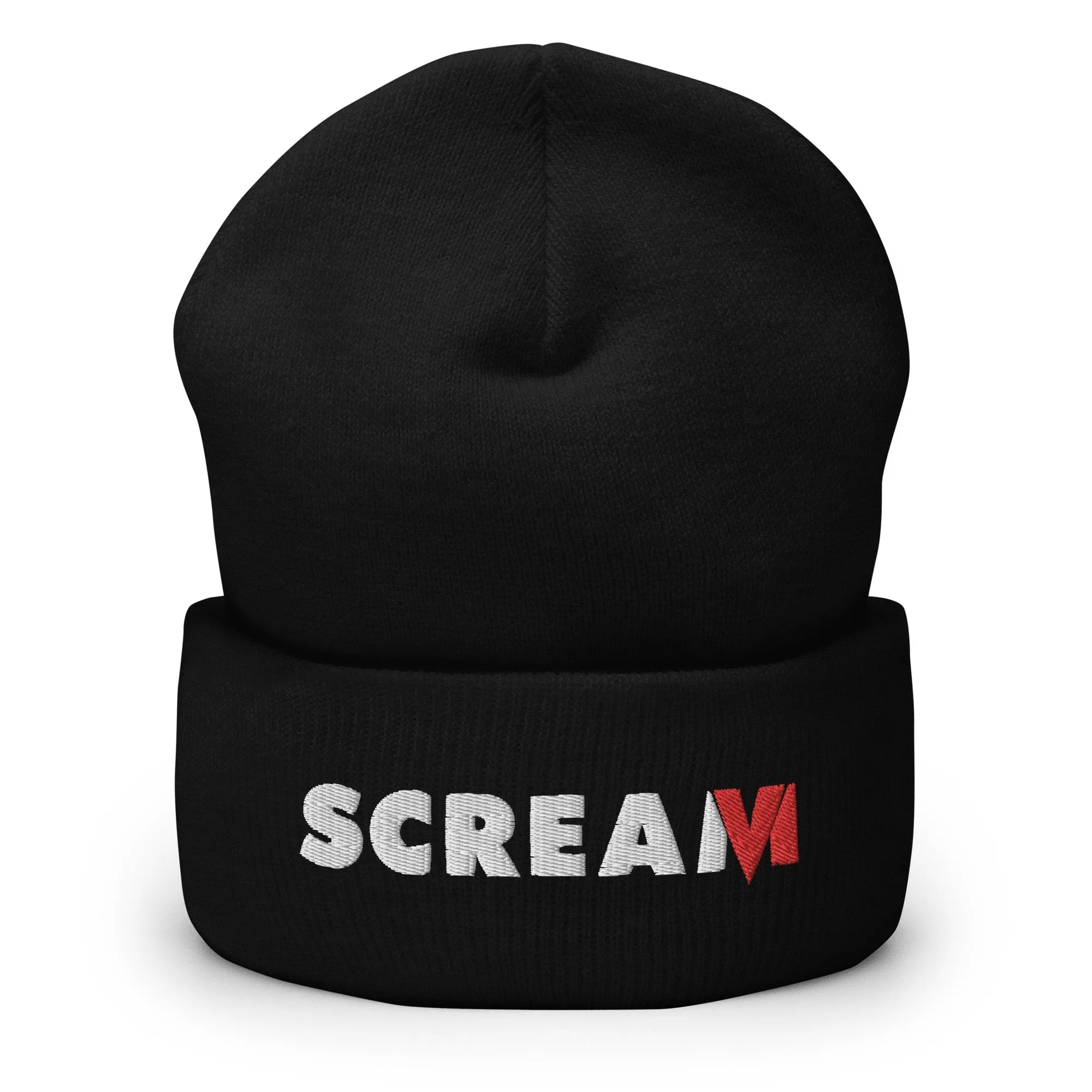 Scream VI Logo Embroidered Cuffed Beanie