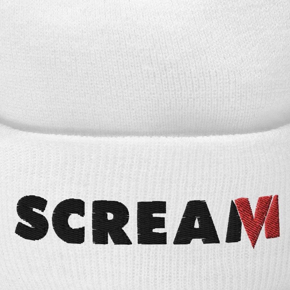 Scream VI Logo Embroidered Cuffed Beanie