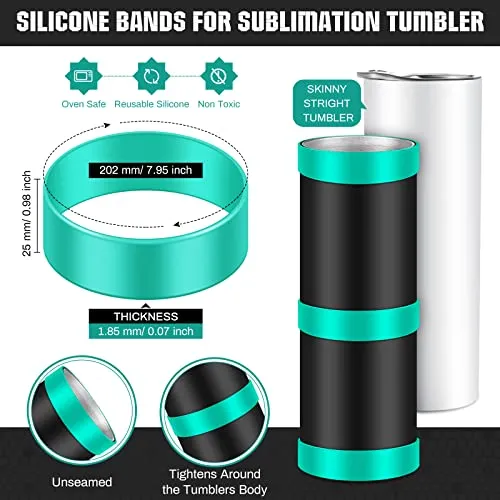 Silicone Bands for Sublimation Tumblers