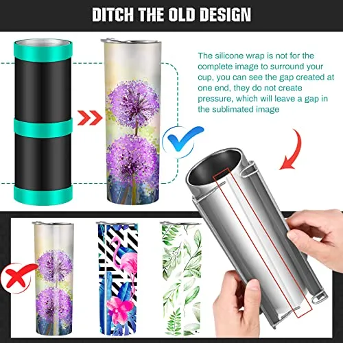 Silicone Bands for Sublimation Tumblers