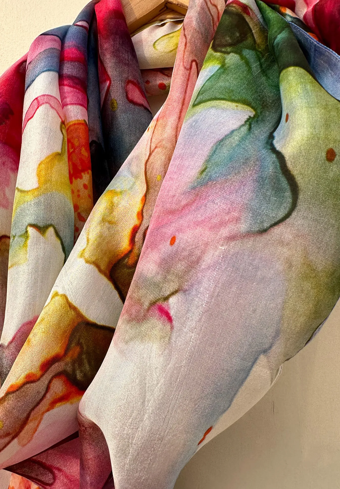 Sun-Kissed Sand Silk Stole