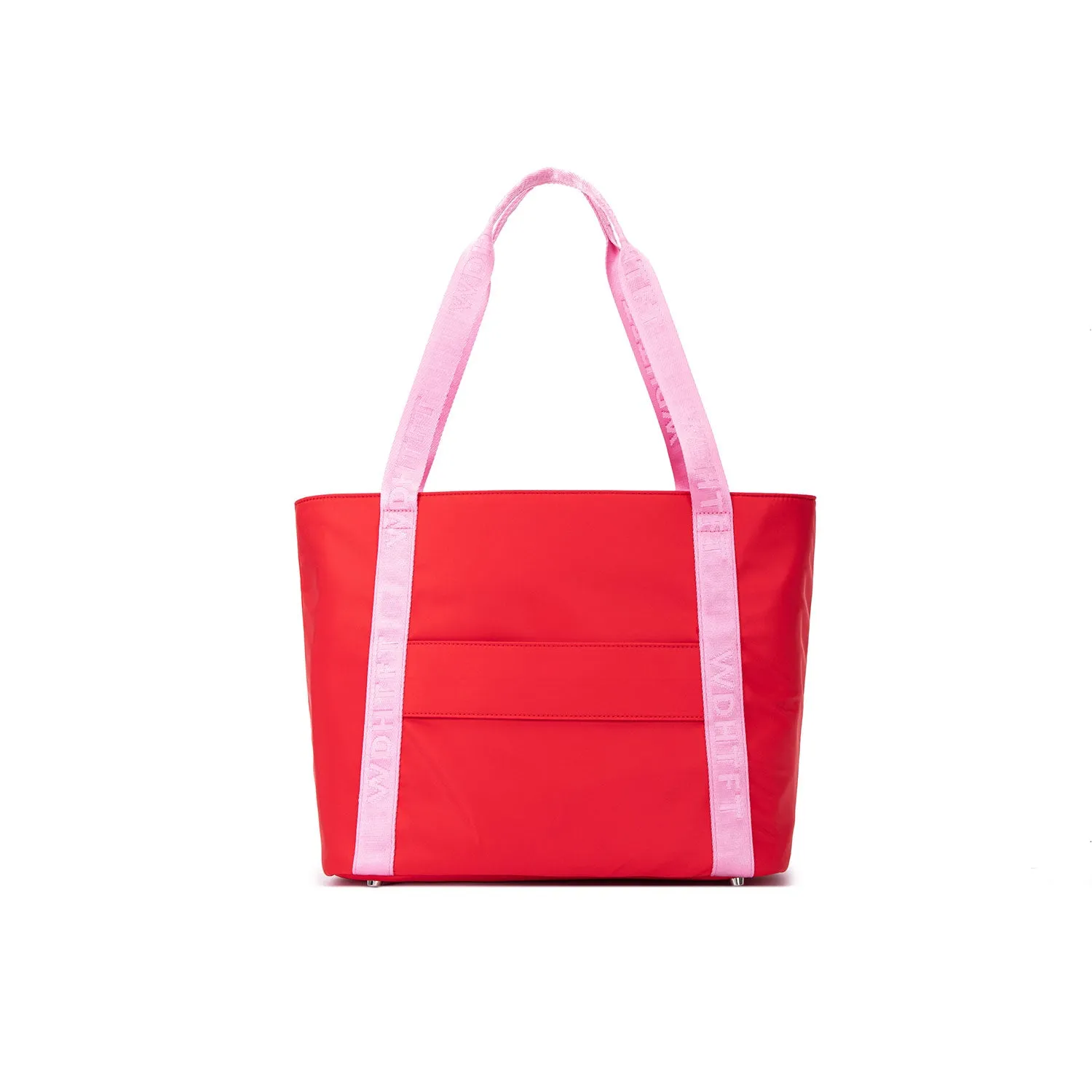 The Gem Nylon Tote Bag in Dopamine