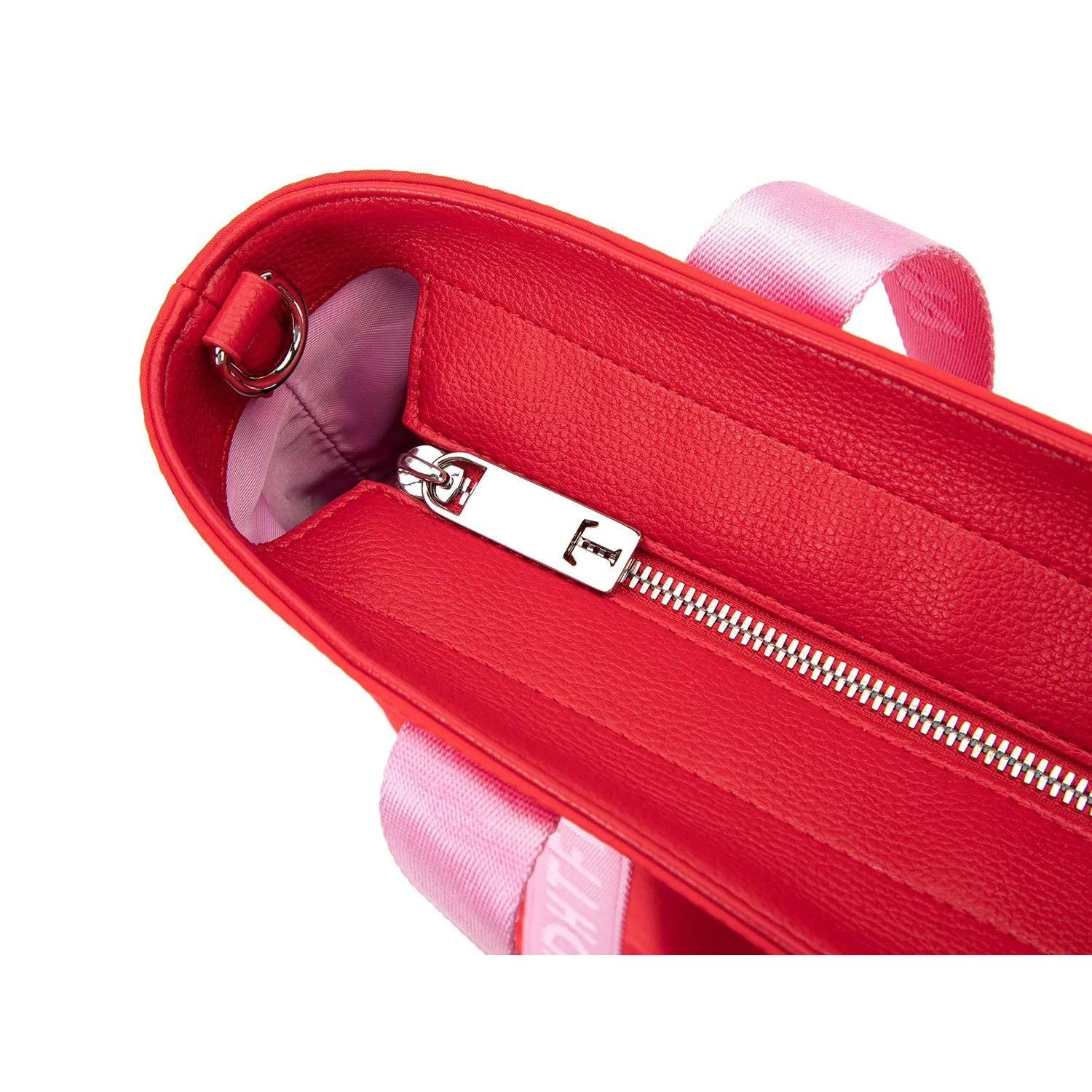 The Gem Nylon Tote Bag in Dopamine