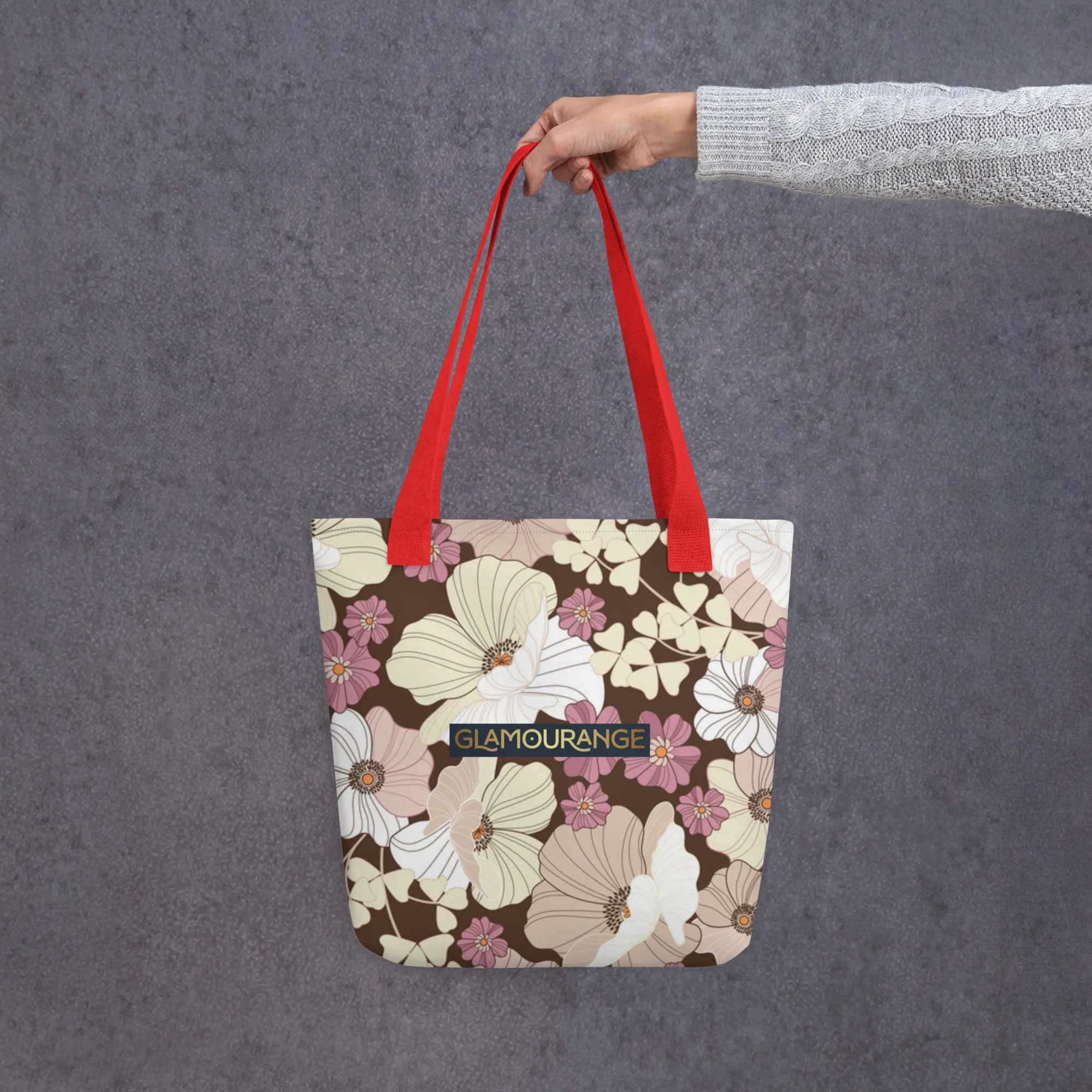Tote Bag Women Designer (Flower Pattern 0014)