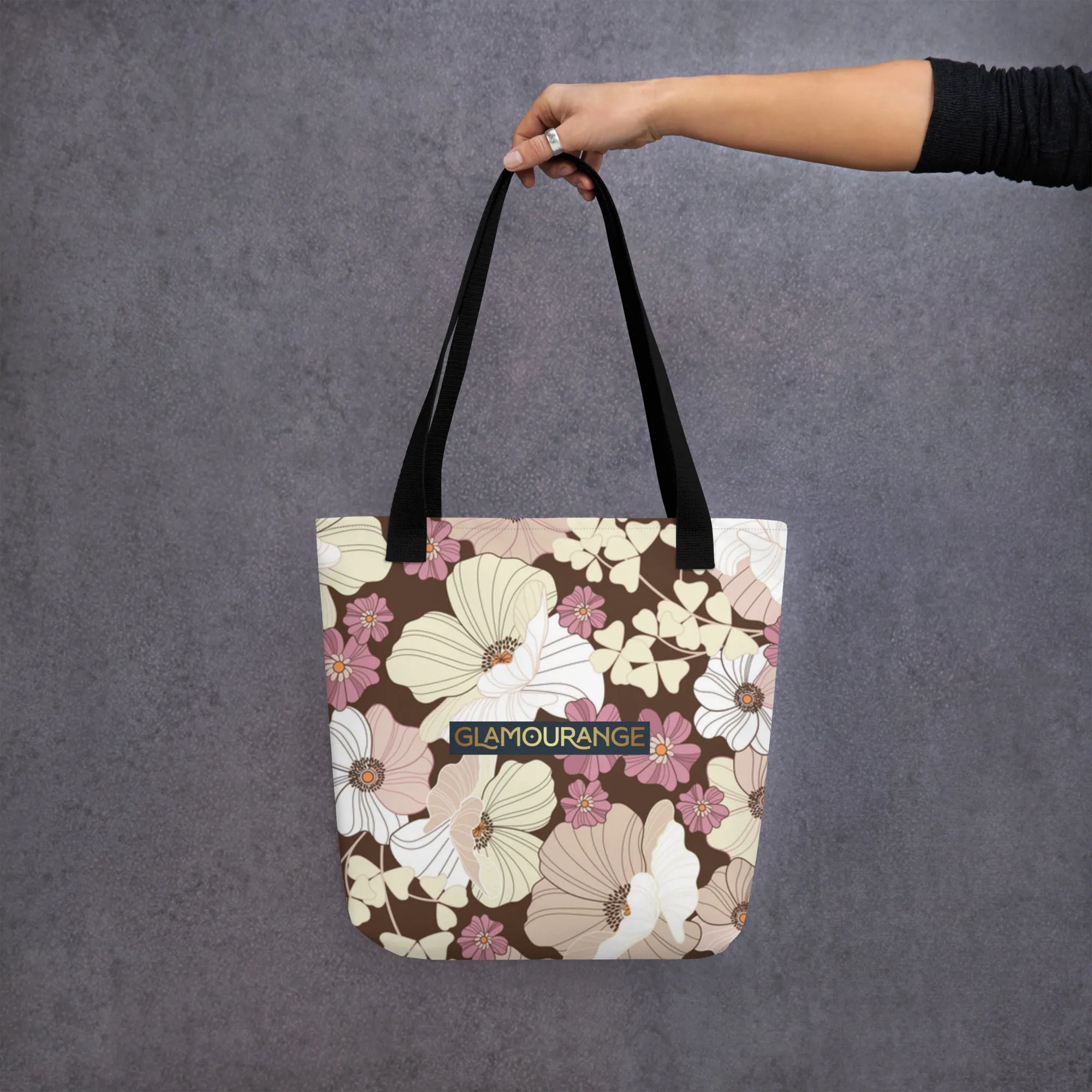 Tote Bag Women Designer (Flower Pattern 0014)