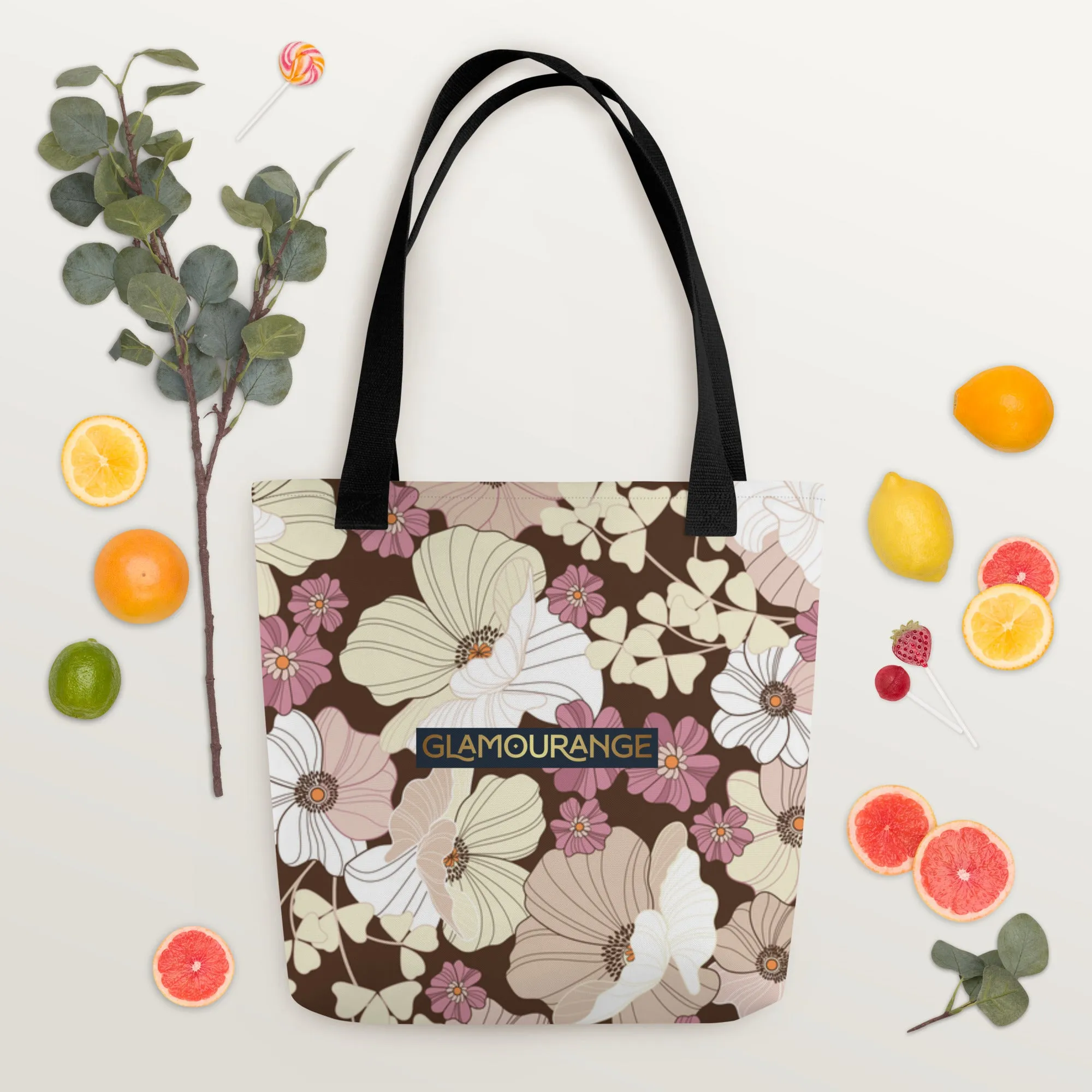 Tote Bag Women Designer (Flower Pattern 0014)