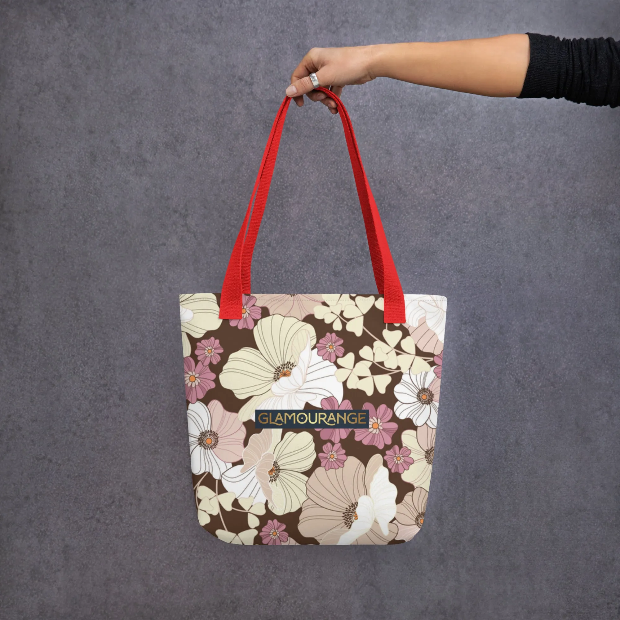 Tote Bag Women Designer (Flower Pattern 0014)