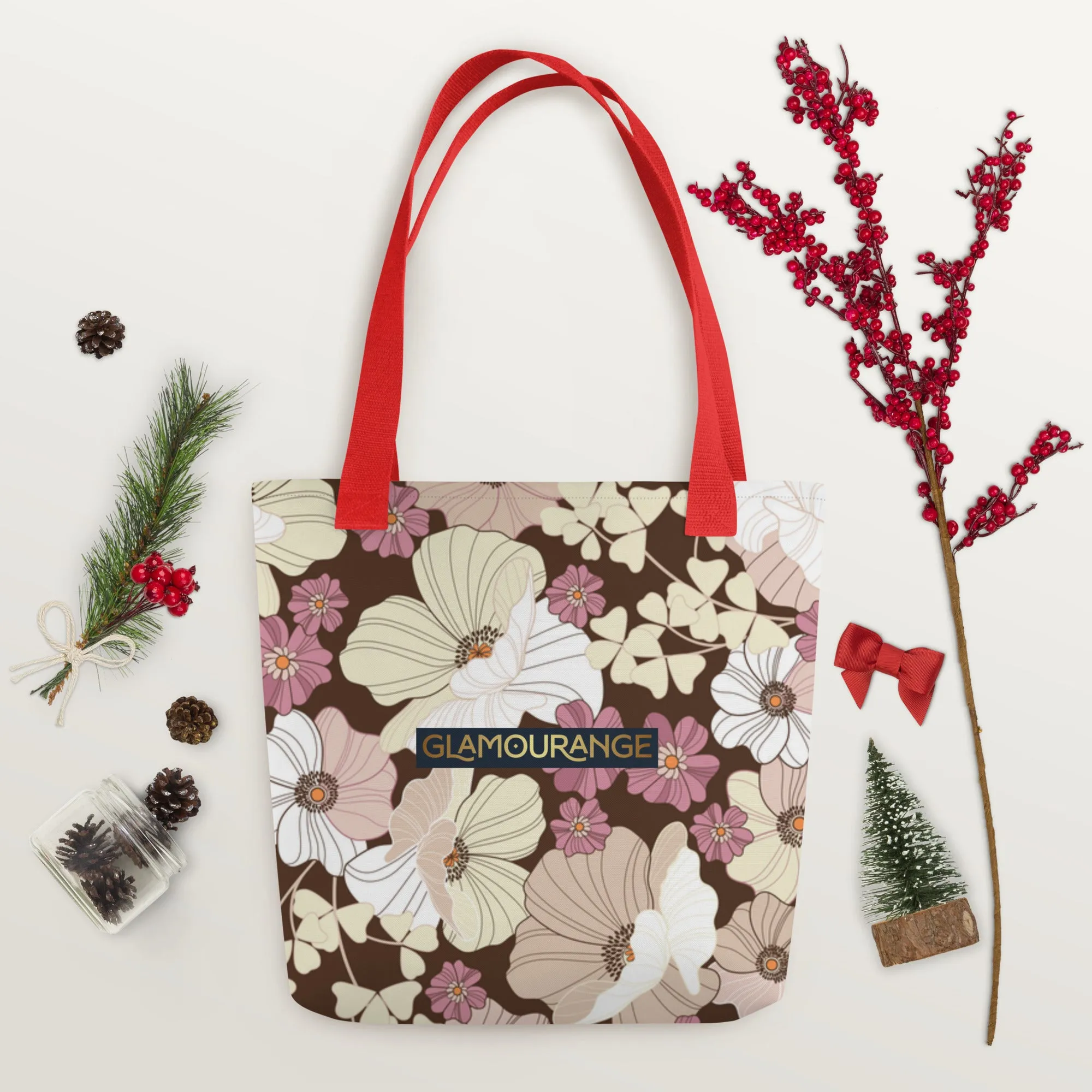 Tote Bag Women Designer (Flower Pattern 0014)