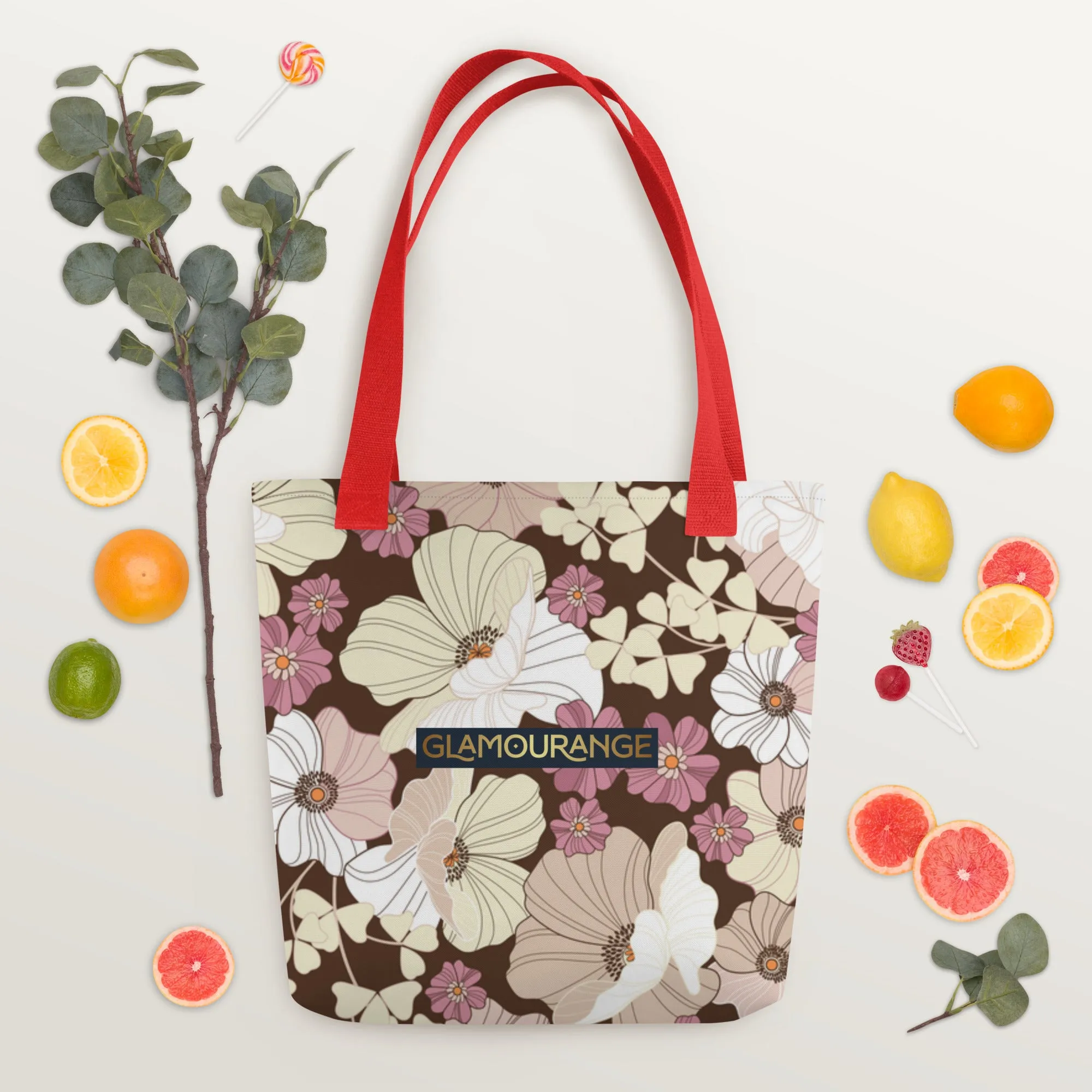 Tote Bag Women Designer (Flower Pattern 0014)