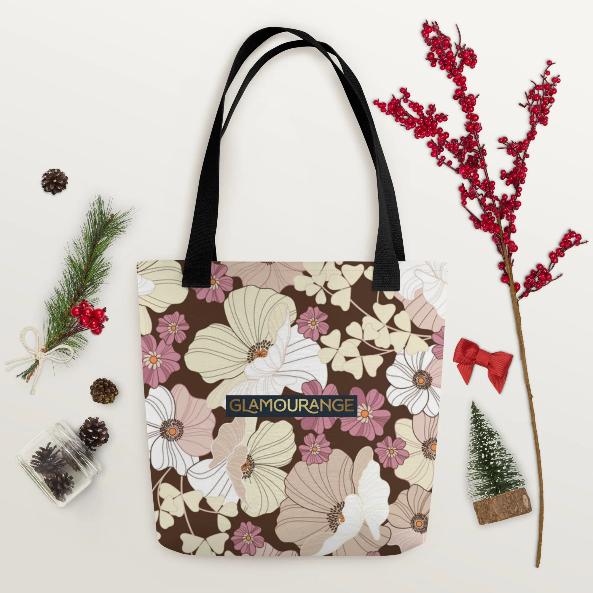 Tote Bag Women Designer (Flower Pattern 0014)