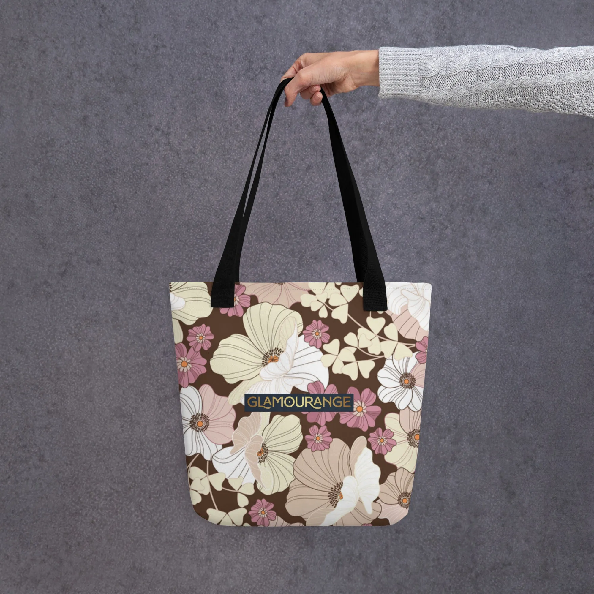 Tote Bag Women Designer (Flower Pattern 0014)