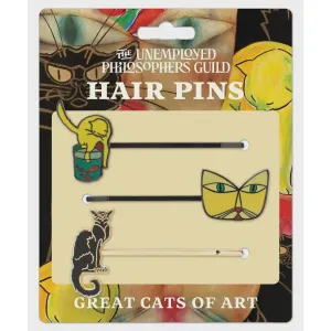 UPG Hairpins-Great Cats of Art
