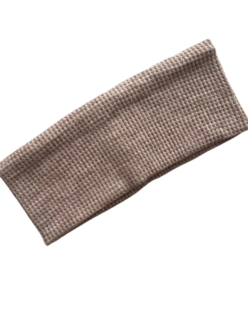 Valeri Cozy Waffle Knit Headband / Wide Width