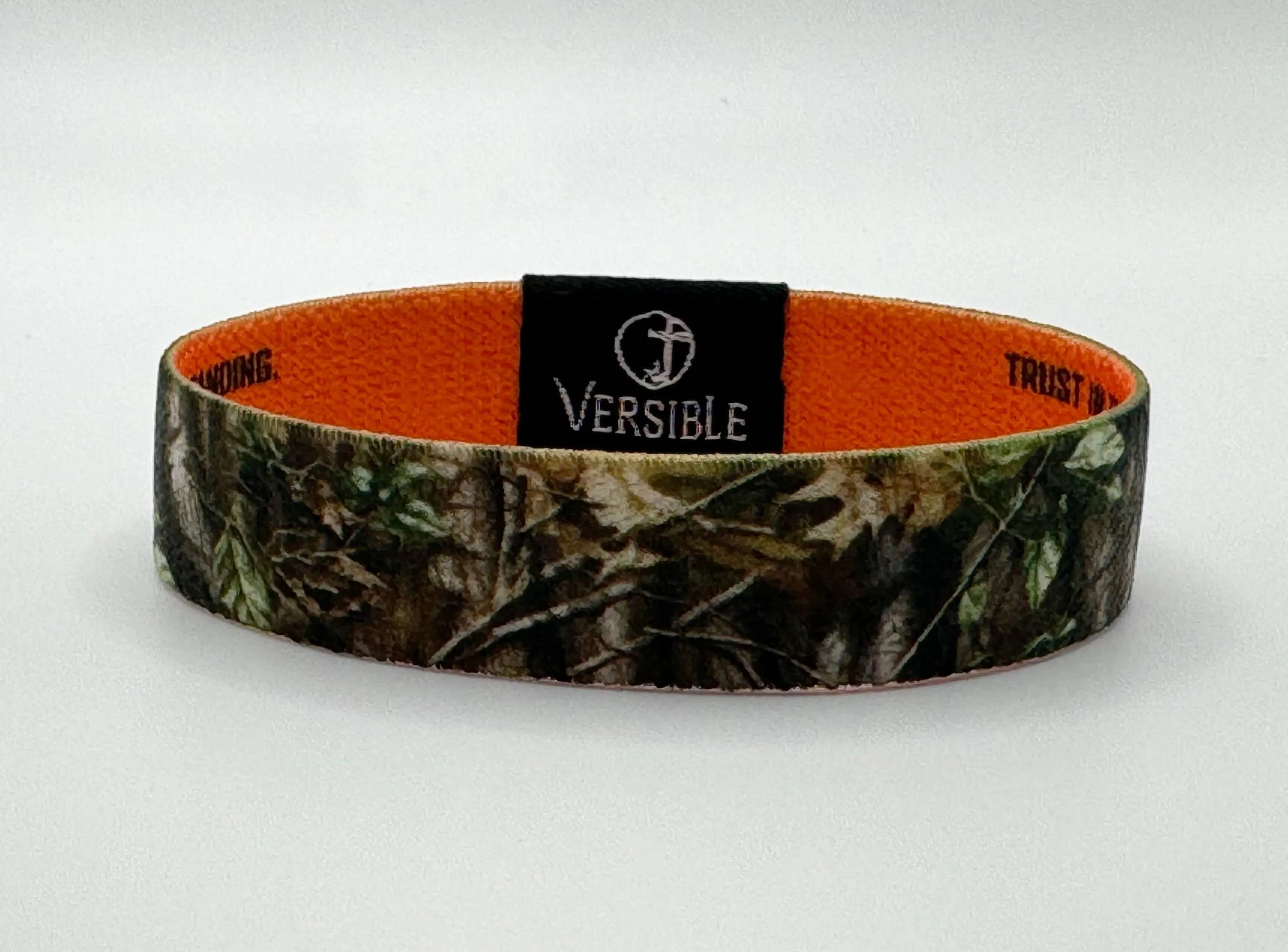Versible Wristbands - Forest Camo / Proverbs 3:5-6