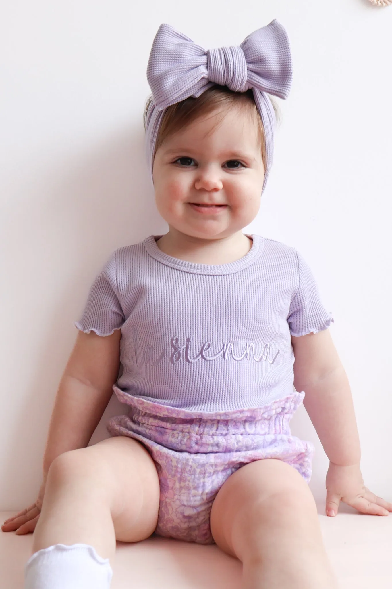 Waffle Headwrap - Purple Popsicle