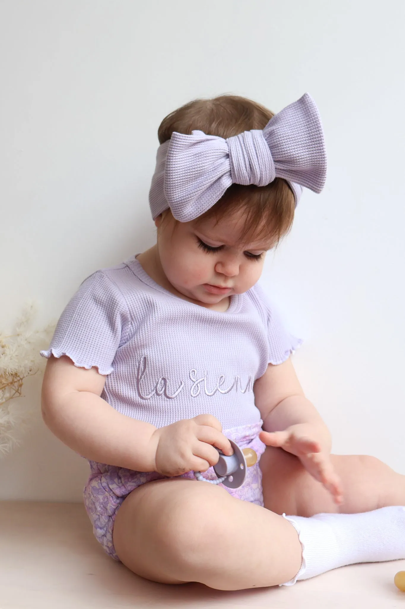 Waffle Headwrap - Purple Popsicle