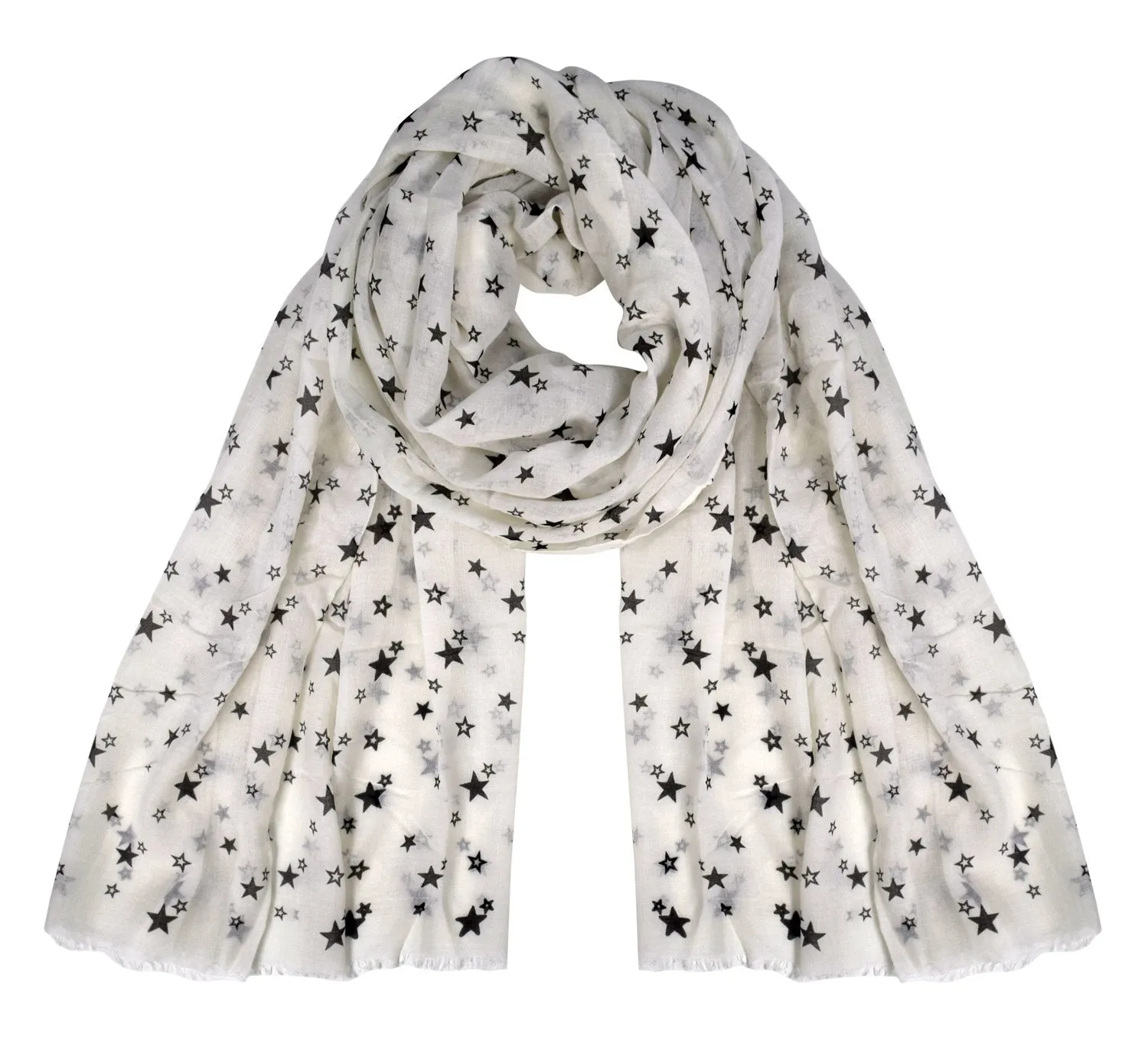 Womens Summer Fashion Light Weight Starry Scarf Shawls