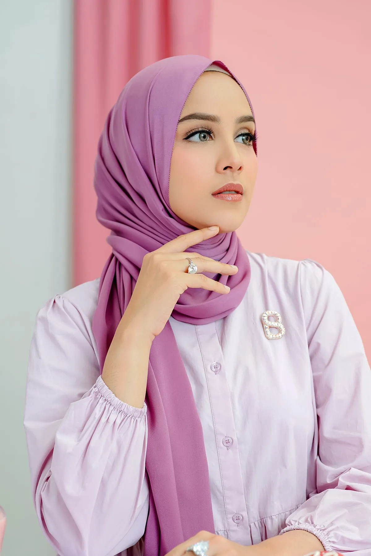 Zara Shawl - Grape
