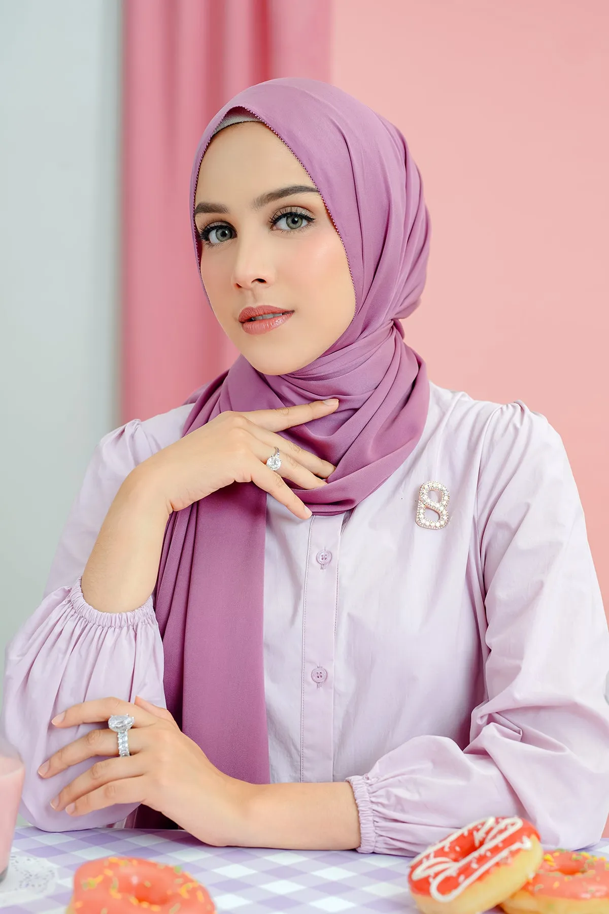 Zara Shawl - Grape